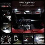 WLJH Bright White T10 LED Dash Bulbs - 10 Pack