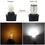 WLJH Bright White T10 LED Dash Bulbs - 10 Pack