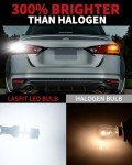 LASFIT 921 LED Reverse Light Bulbs - 6000K (2 Pack)
