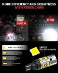 LASFIT 921 LED Reverse Light Bulbs - 6000K (2 Pack)