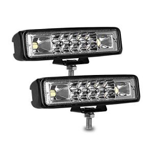 Nicerpro 6-Inch 60W LED Light Pods - 2 Pack