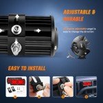 Nilight 6.5" LED Light Pod - Red Combo Pack