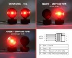 MAXXHAUL Magnetic ONE LED Trailer Light Kit