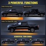 Nilight 70-Inch Truck LED Running Board Lights Set