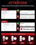 LASFIT 194 LED Bulbs - Super Bright Pack of 6