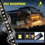 Nilight 70-Inch Truck LED Running Board Lights Set