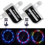 Rechargeable LED Bike Wheel Lights – 30 Patterns
