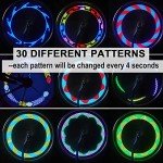 Rechargeable LED Bike Wheel Lights – 30 Patterns