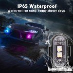 Wireless LED Strobe Lights with Remote Control - 4PCS