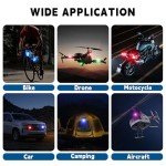 Wireless LED Strobe Lights with Remote Control - 4PCS