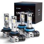 Super Bright 9005/H11 Combo Fog Light Bulbs