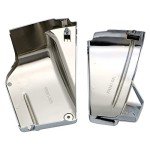 Yamaha V-Star 650 Battery Fairing Covers - Chrome