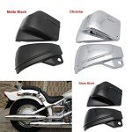 Yamaha V-Star 650 Battery Fairing Covers - Chrome