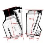 Yamaha V-Star 650 Battery Fairing Covers - Chrome