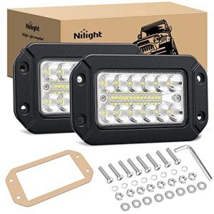 Nilight 2PCS 6-Inch LED Light Pods Combo