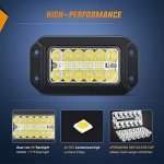 Nilight 2PCS 6-Inch LED Light Pods Combo