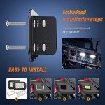 Nilight 2PCS 6-Inch LED Light Pods Combo