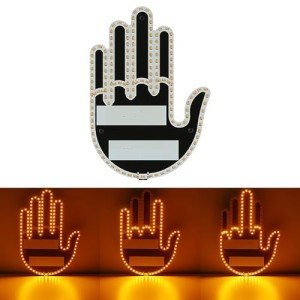LED Finger Lights for Cars - Fun Warning Accessory