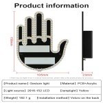 LED Finger Lights for Cars - Fun Warning Accessory