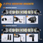 Nilight 50W 11 Inch Slim LED Light Bar