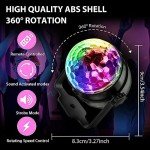 3-Pack Sound Activated Disco Ball Party Lights