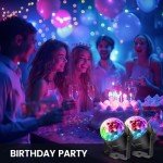 3-Pack Sound Activated Disco Ball Party Lights