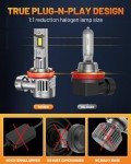 Forenner Fahren H11/H9/H8 LED Fog Light Bulbs