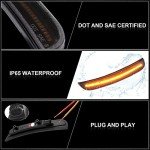 TEMSONE LED Side Marker Light Kit for Dodge Charger