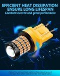 Yorkim Amber LED Bulbs for Turn Signals - 4 Pack