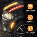 TEMSONE LED Side Marker Light Kit for Dodge Charger