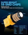 Yorkim Amber LED Bulbs for Turn Signals - 4 Pack