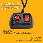 EASE2U 4-in-1 LED Emergency Strobe Lights