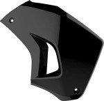 Polisport KLR650 Right Radiator Shroud - Black