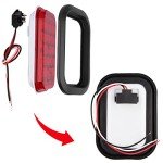 4Pcs LED Trailer Hitch Lights with Pigtails