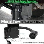 MECMO 7-Way & 4-Way Trailer Wiring Adapter