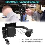 MECMO 7-Way & 4-Way Trailer Wiring Adapter