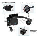 MECMO 7-Way & 4-Way Trailer Wiring Adapter