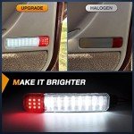 Nilight LED Interior Door Panel Lights - Red & White