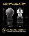 Brilliant Red LED Brake Tail Light Bulbs