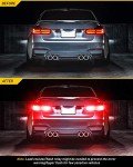 Brilliant Red LED Brake Tail Light Bulbs