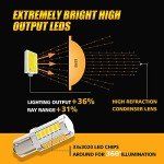 Auxbeam Super Bright Amber Turn Signal Bulbs - 2 Pack