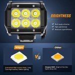 Nilight 18W Super Bright Off-Road LED Pods