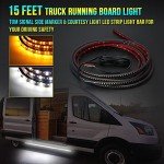 15ft Amber Running Board LED Marker Lights