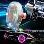 Solar Tire Wheel Lights with Motion Sensors - 4pcs