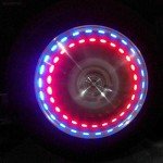 Solar Tire Wheel Lights with Motion Sensors - 4pcs