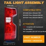 Chevy Silverado Tail Light Assembly for 2019-2023
