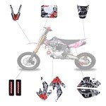 ZXTDR Graphic Sticker Kit for CRF50 Dirt Bike