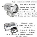 30W LED Motorcycle Headlight and Switch Set