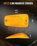 Amber Cab Marker Lights for Chevy & GMC Trucks