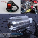 30W LED Motorcycle Headlight and Switch Set
